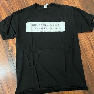 ✨5 for $25- Nobody Cares Graphic Tee-Medium